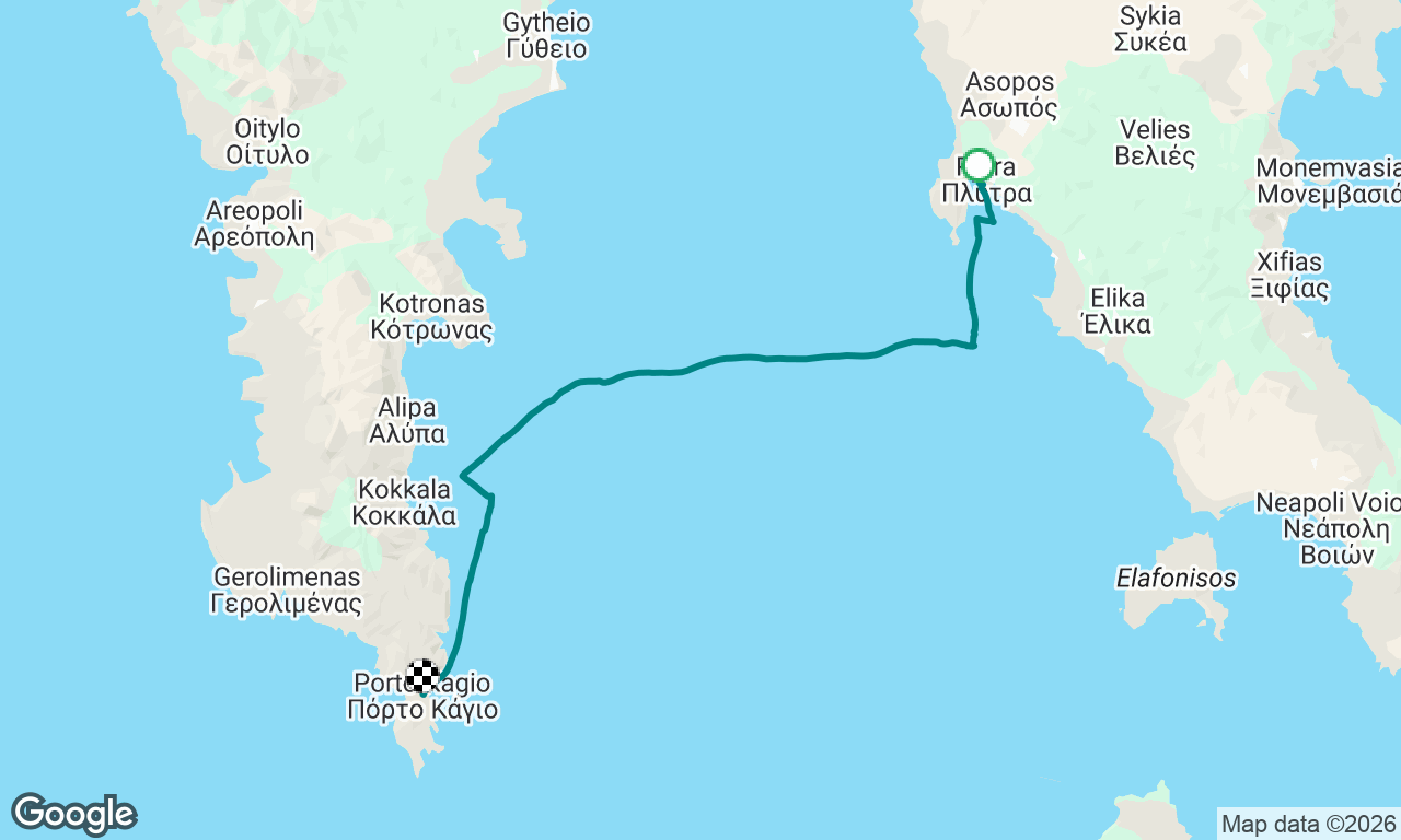 Voyage map
