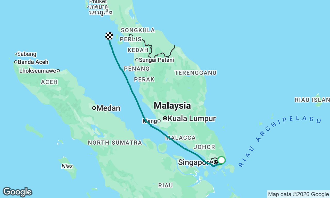 Batam Indonesia to Koh Lipe Thailand 