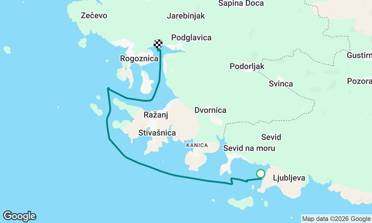 Voyage map