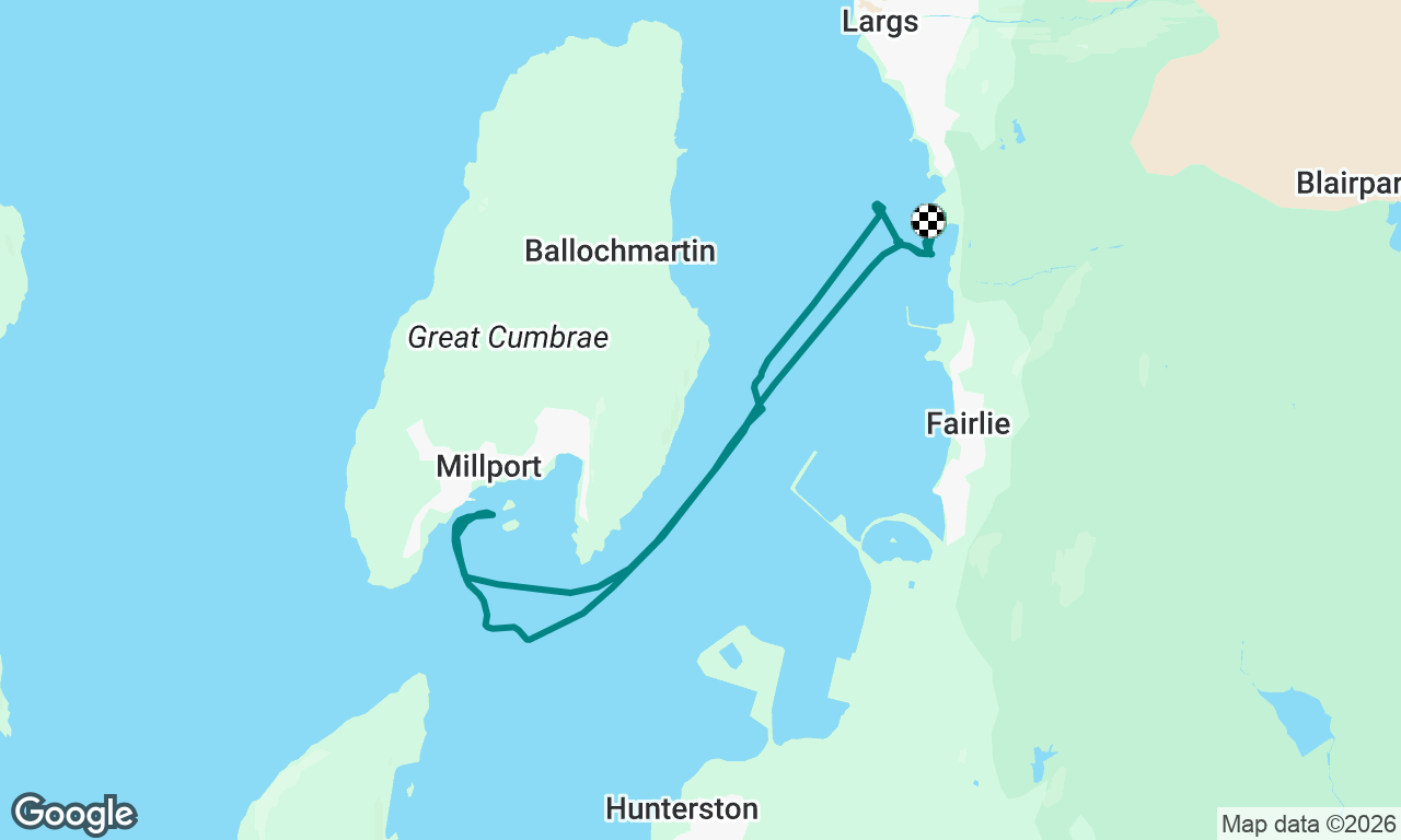Largs to Millport - mooring practice 