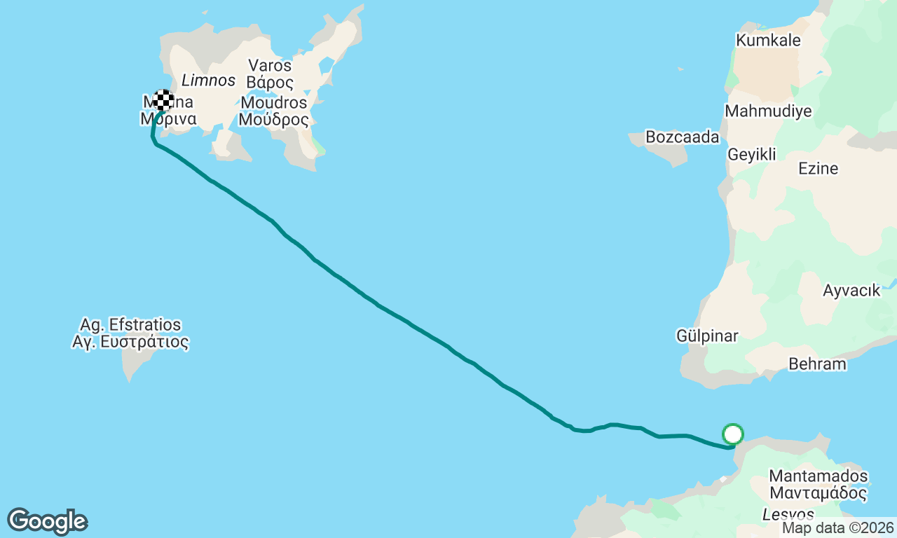 Voyage map
