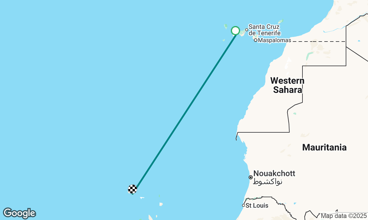 Voyage map