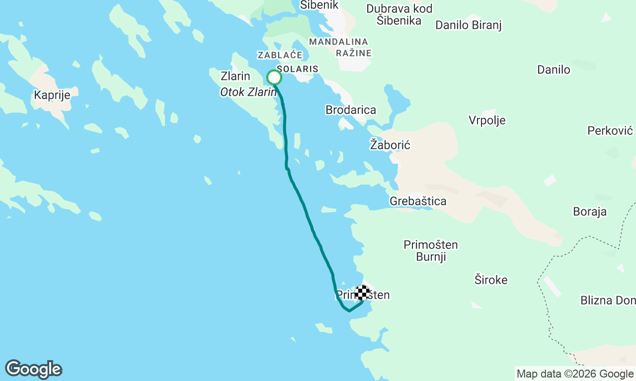 Voyage map