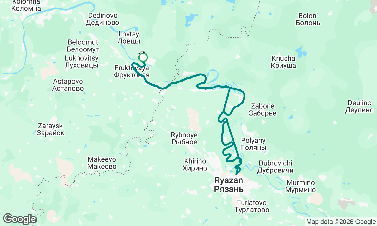 Voyage map