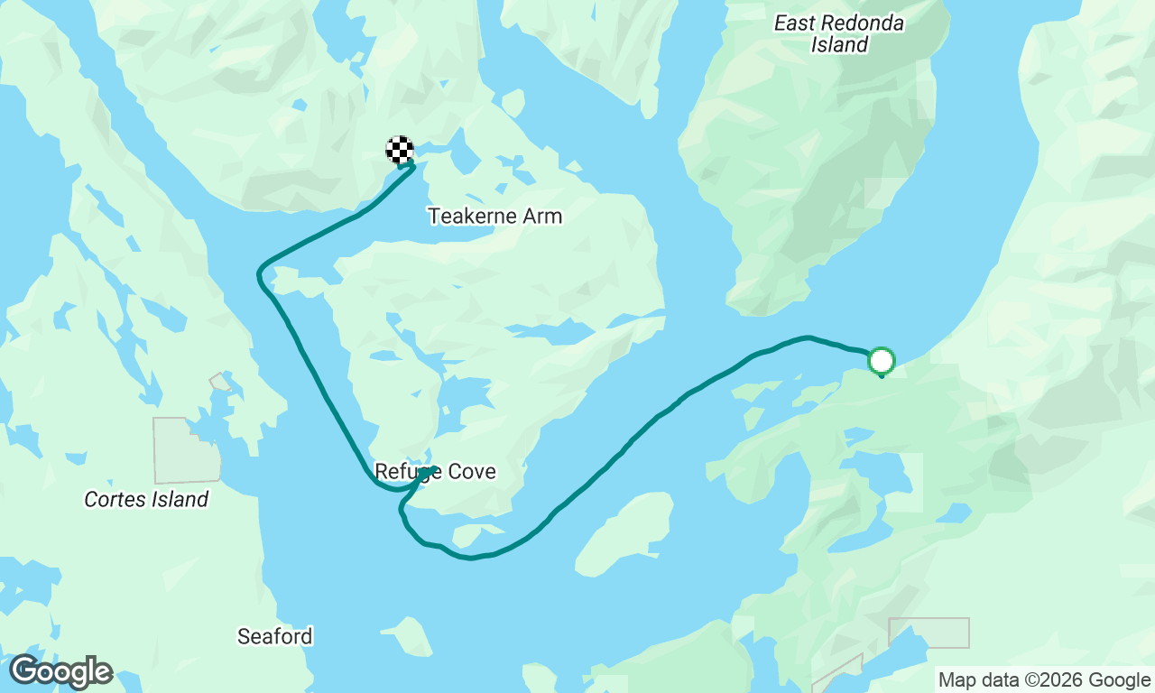 Desolation Sound Day 4: Laura Cove to Teakerne Arm via Refuge Cove