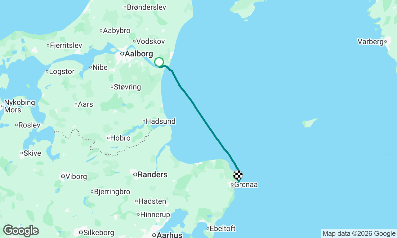 limafjord to grenaa