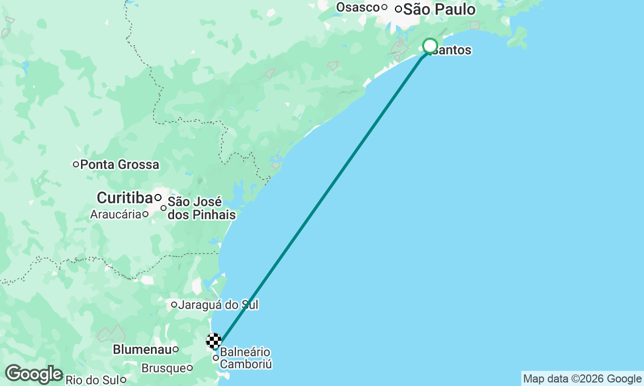 Voyage map