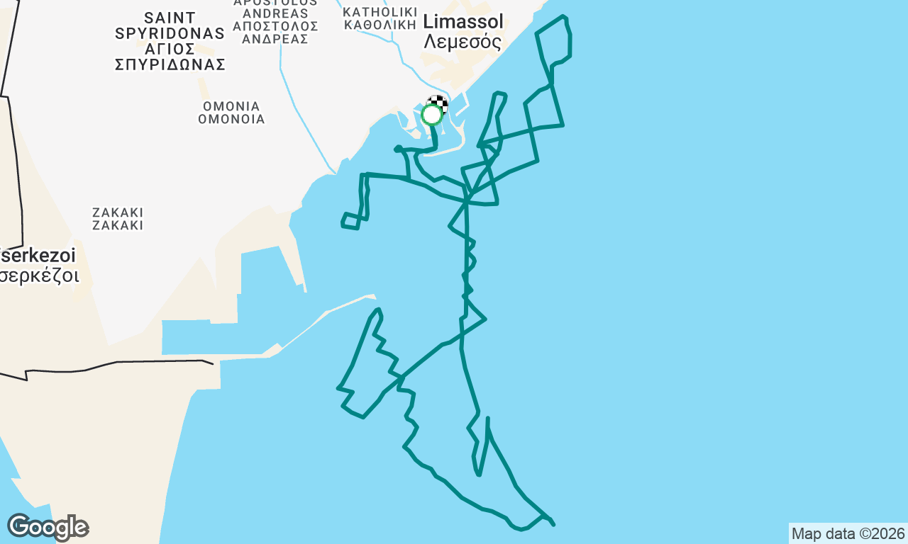 Voyage map