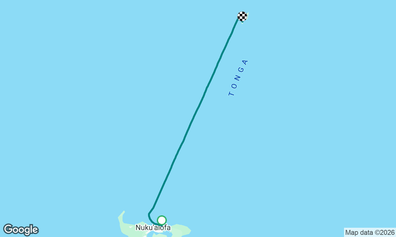 Tongatapu to Ha'apai Group