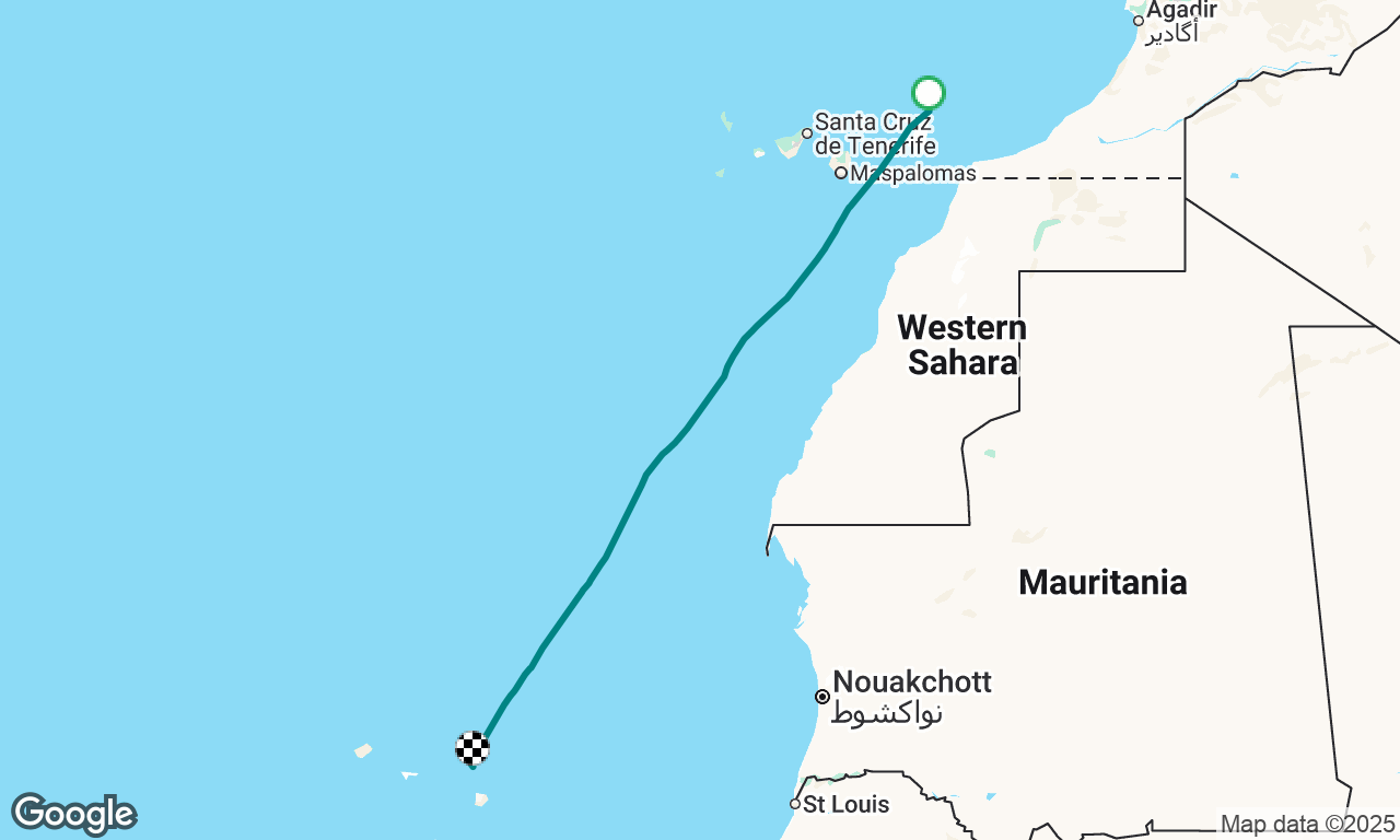 Leg n°2 SV Solis : from Lanzarote, Canarias to Sal, Cabo Verde