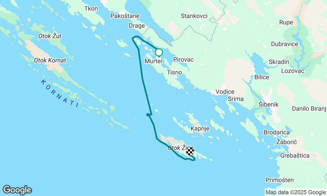 Croatia 2025 Day 2 - Marina Betina to Stupica Vela