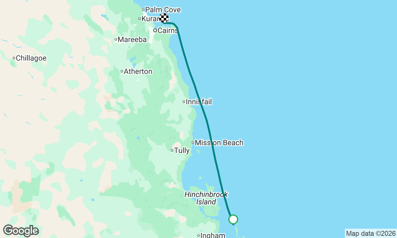 Airlie Beach to Cairns leg 2