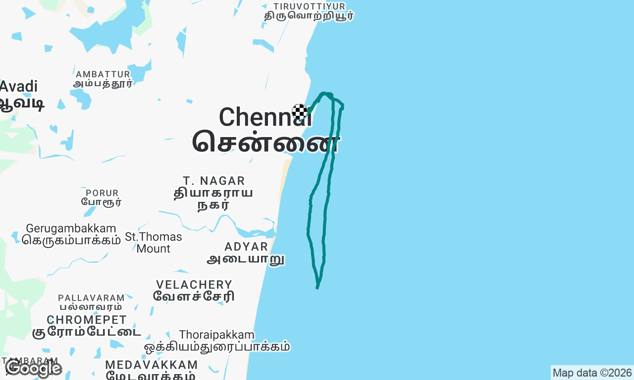 Voyage map