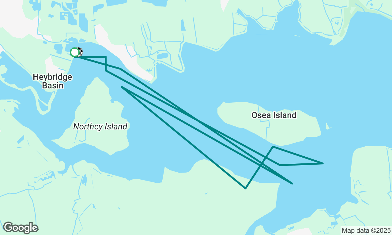 Breezy sail on Blackwater