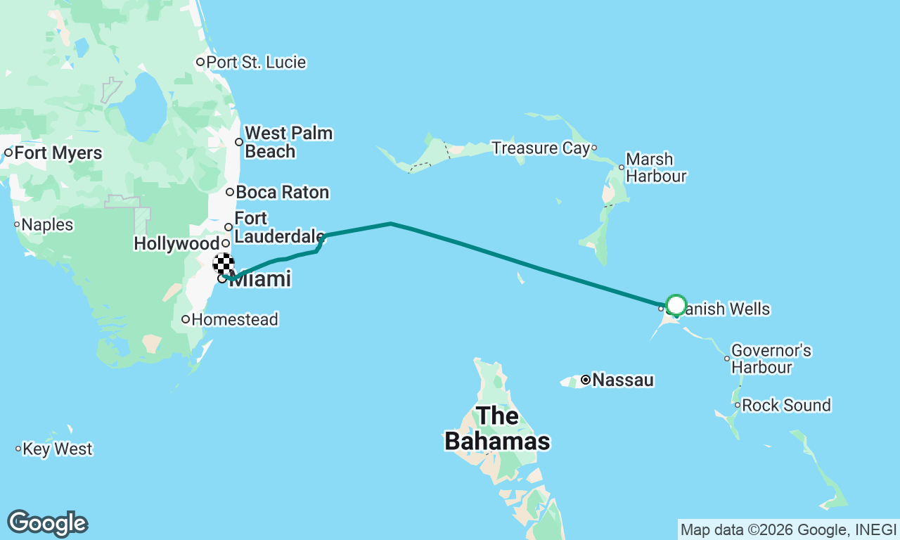 Harbour island - Nassau x Miami - EUA