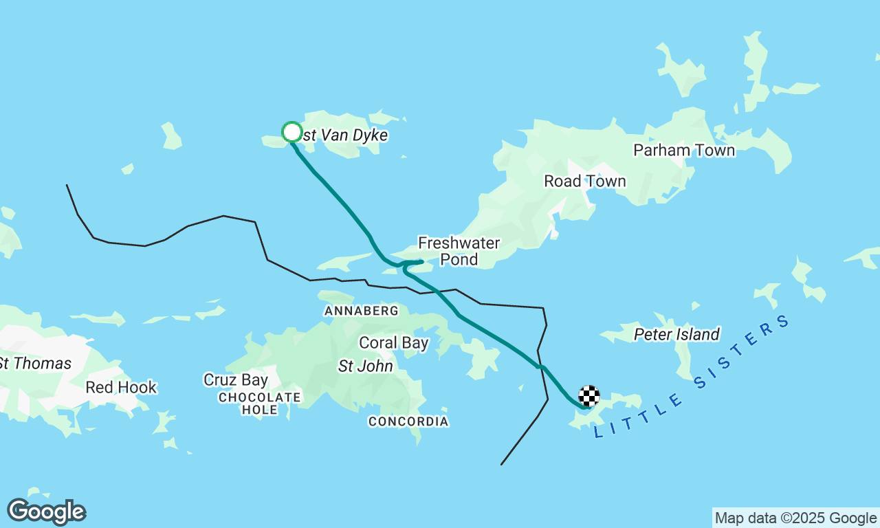 White Bay JVD to Norman Island 