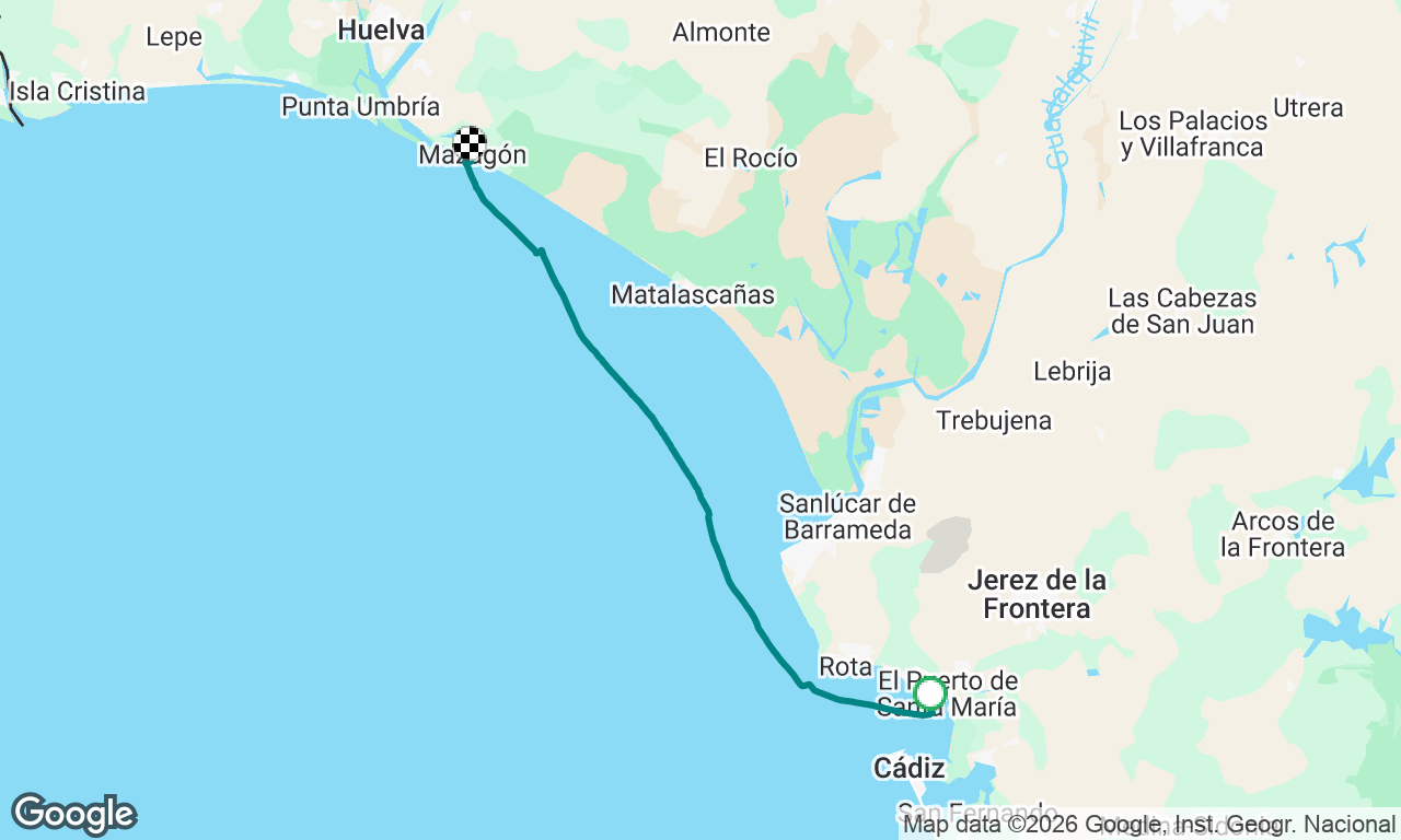 Kadyks -> Mazagon