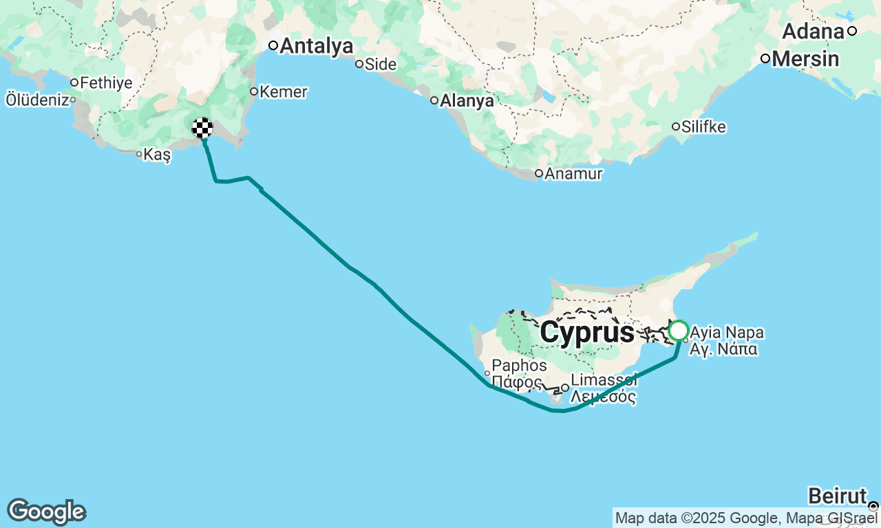 Agia Napa, CY - Finiki, TR