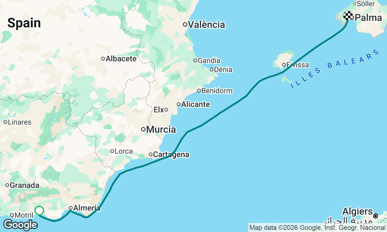 Adra - Palma de Mallorca 