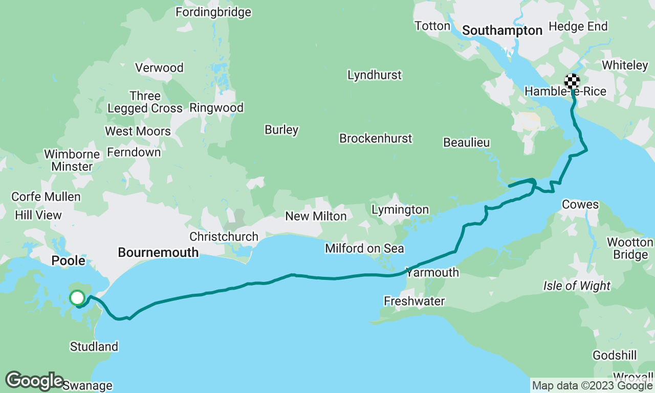 Poole to Hamble 