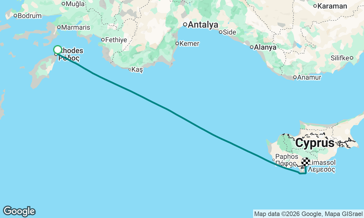 Voyage map