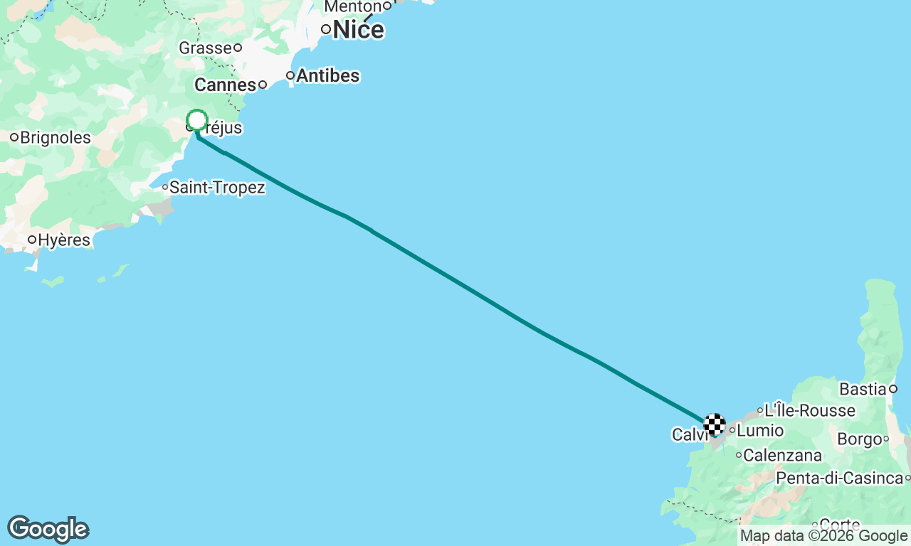 St-Raphaël -> Calvi