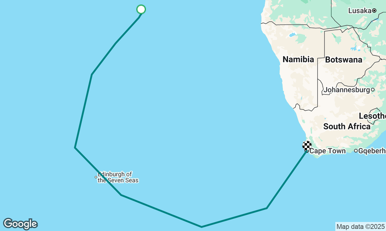 St Helena to Cape Town