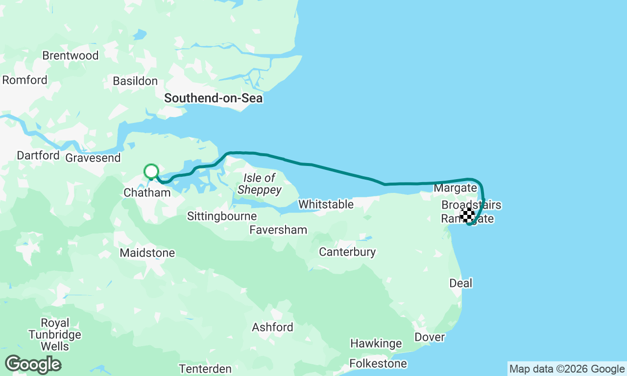 Taking Calsara to Ramsgate for refit!