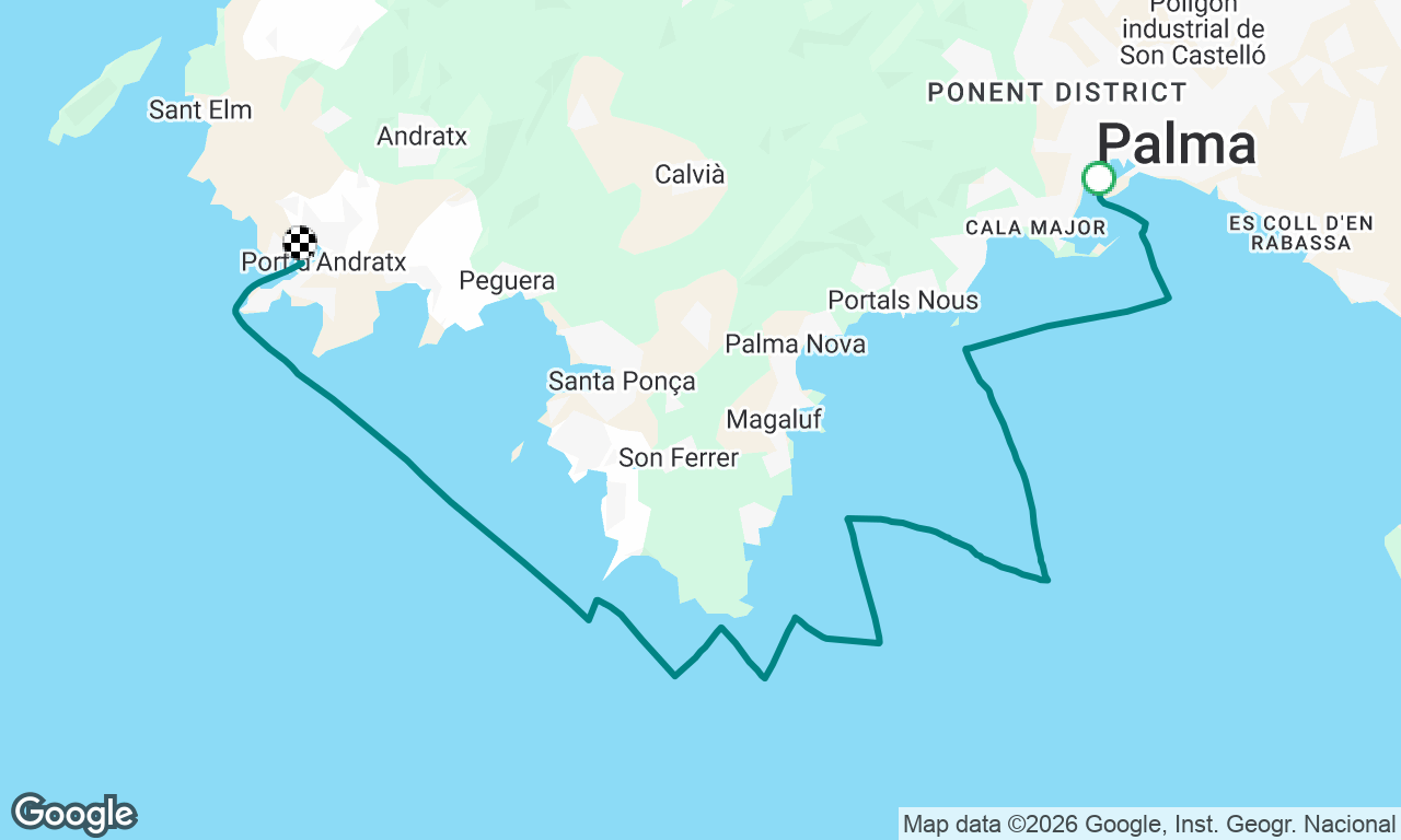 Voyage map