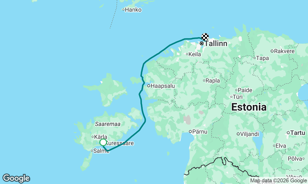 Voyage map