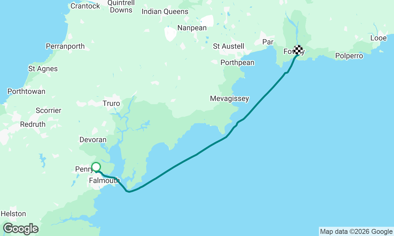 Falmouth to Fowey