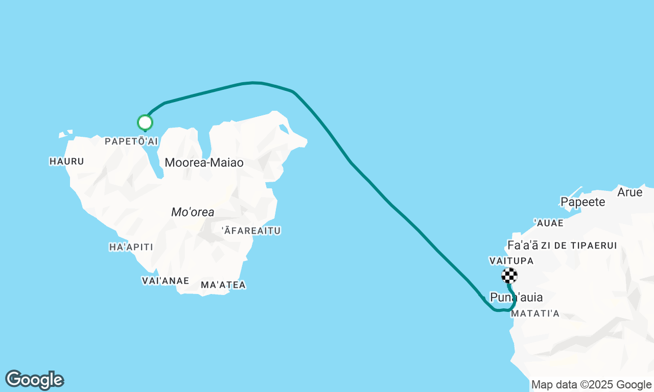 Moorea to Tahiti