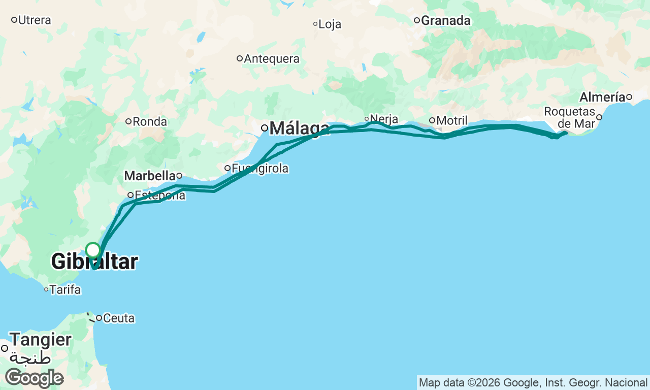 Voyage map