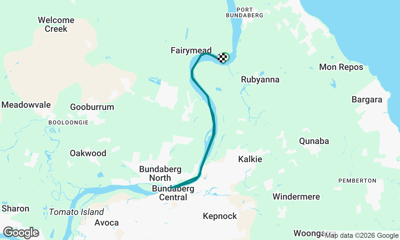QLD26 18. Burnett Heads to Bundaberg central (return)