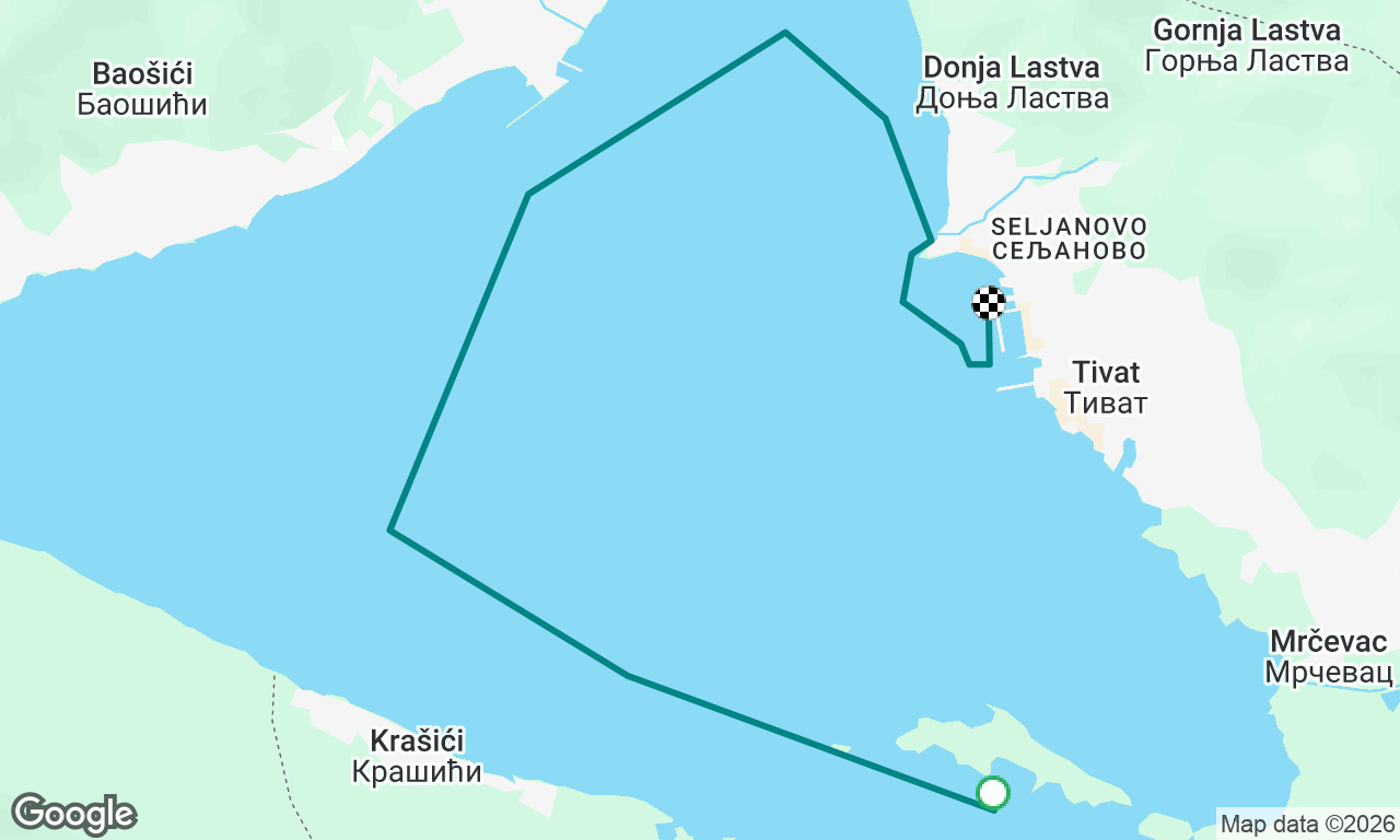 Sveti Marko to Porto Montenegro