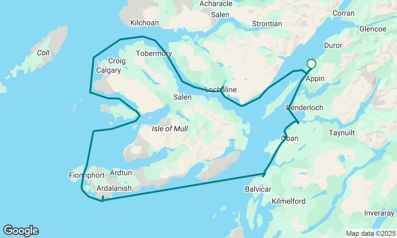 Nightingale's Circumnavigation of Mull.