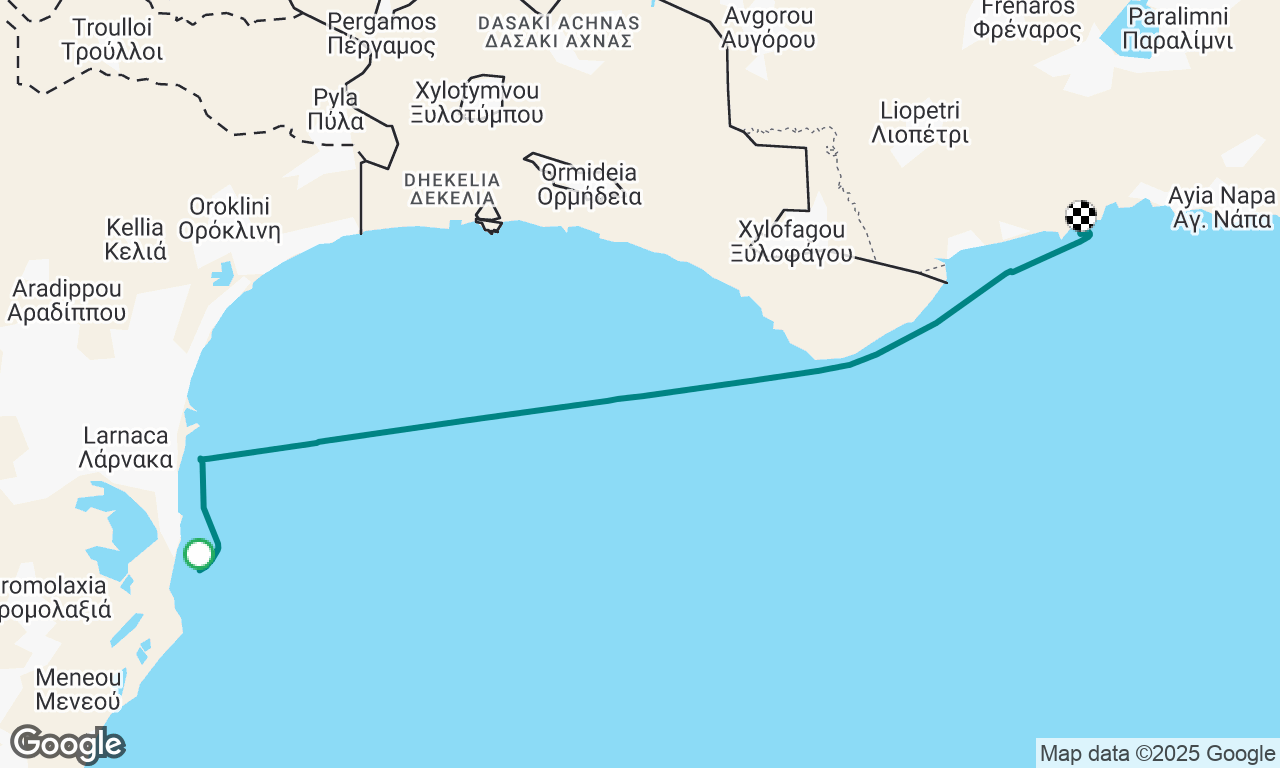 Voyage map
