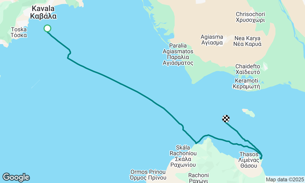 Voyage map