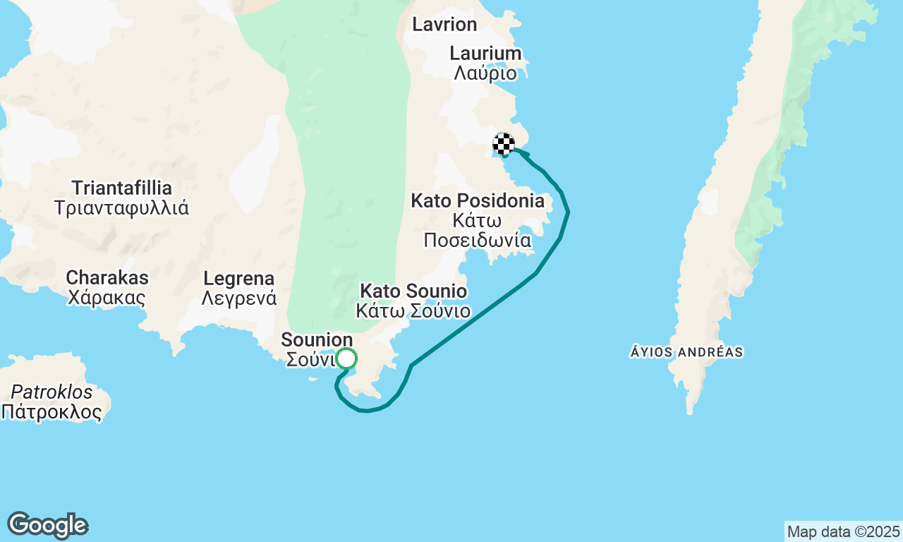 Cap Sounion to Lavrio