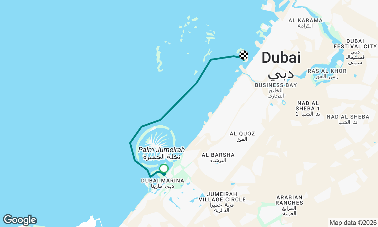 Voyage map