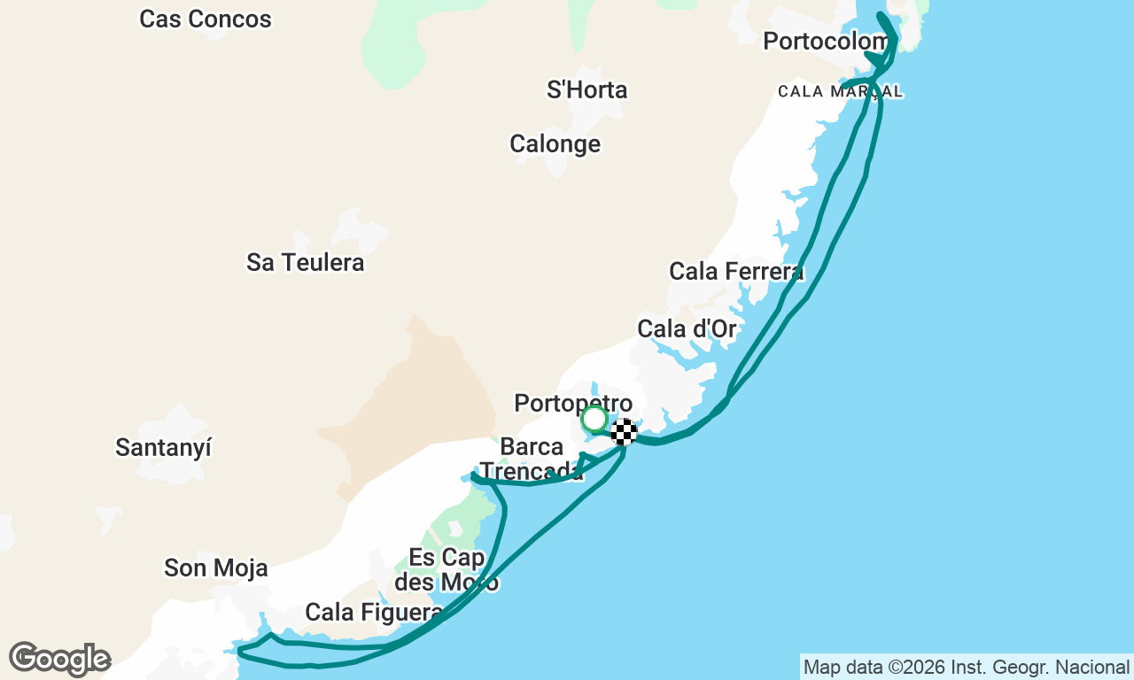 Voyage map
