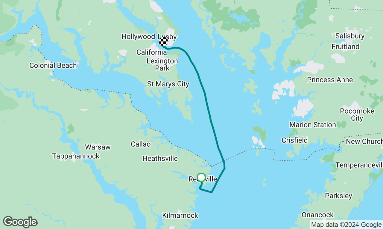 St Augustine to Cambridge Maryland on a Bristol 29.9