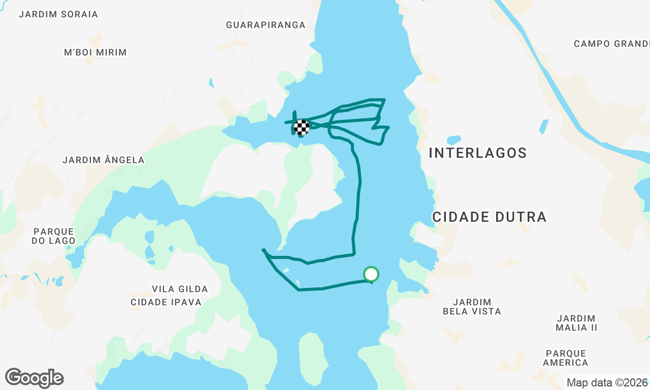 Treino pré regata