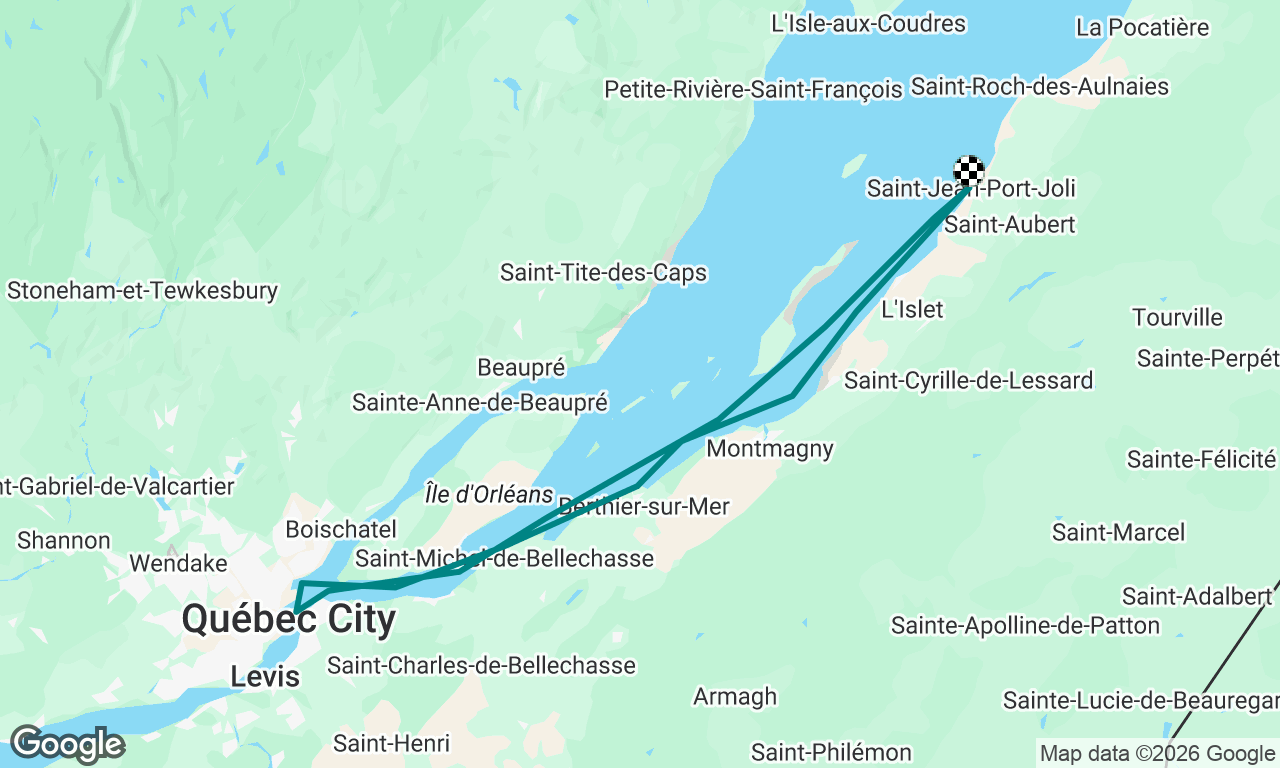 Voyage map