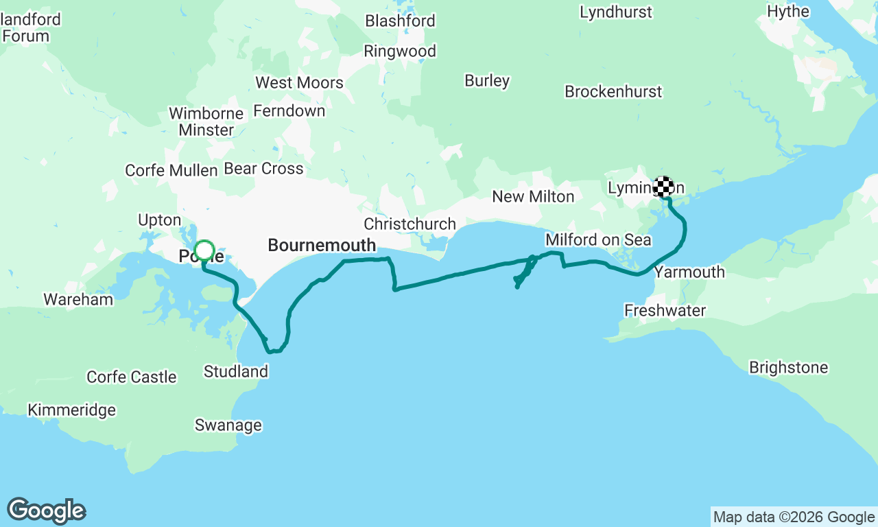 Poole to Lymington 