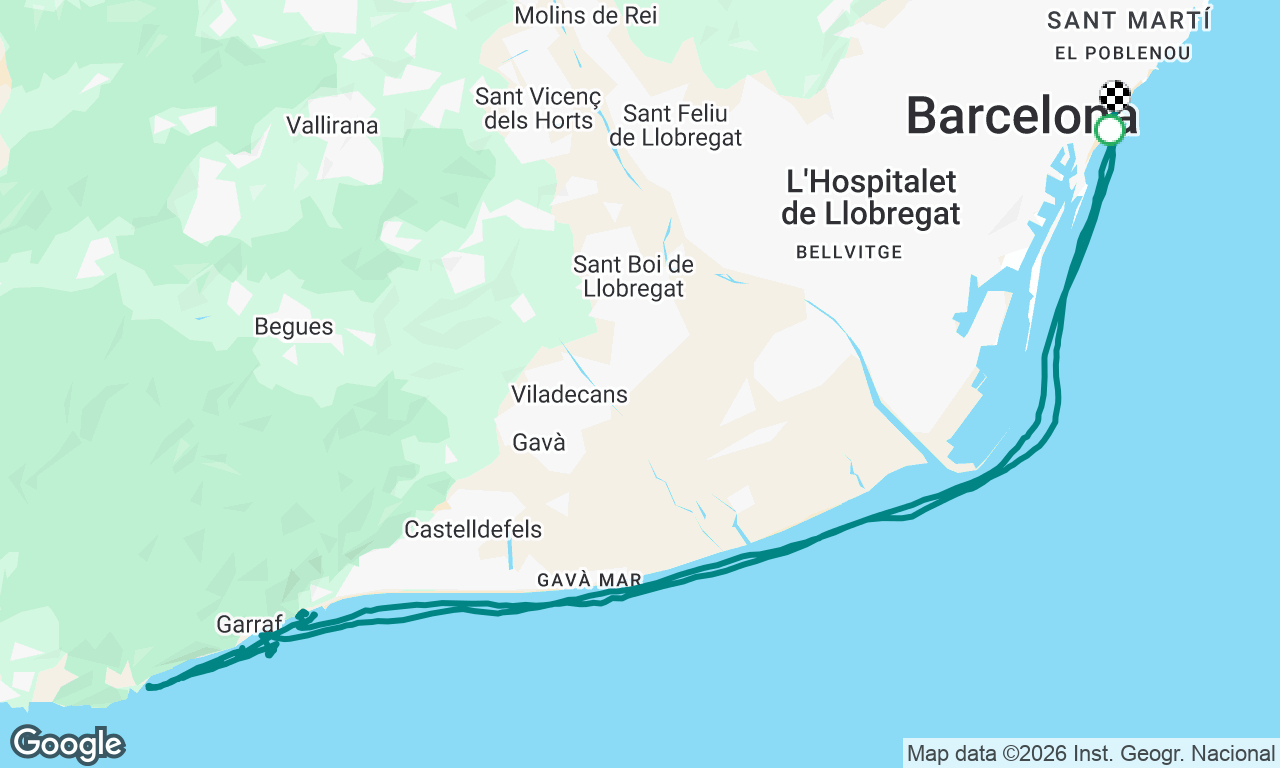 Charter Beneteau Flyer 6 - Barcelona to Sitges 