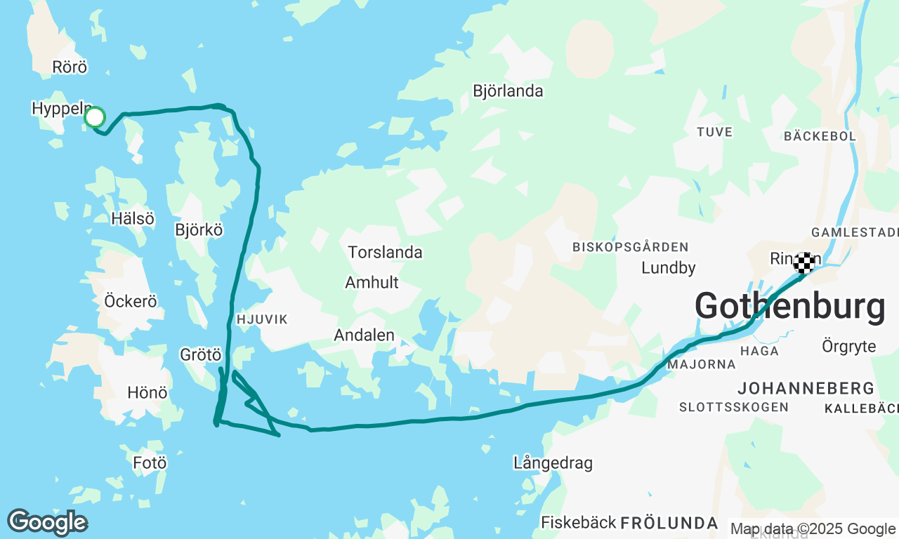 Voyage map