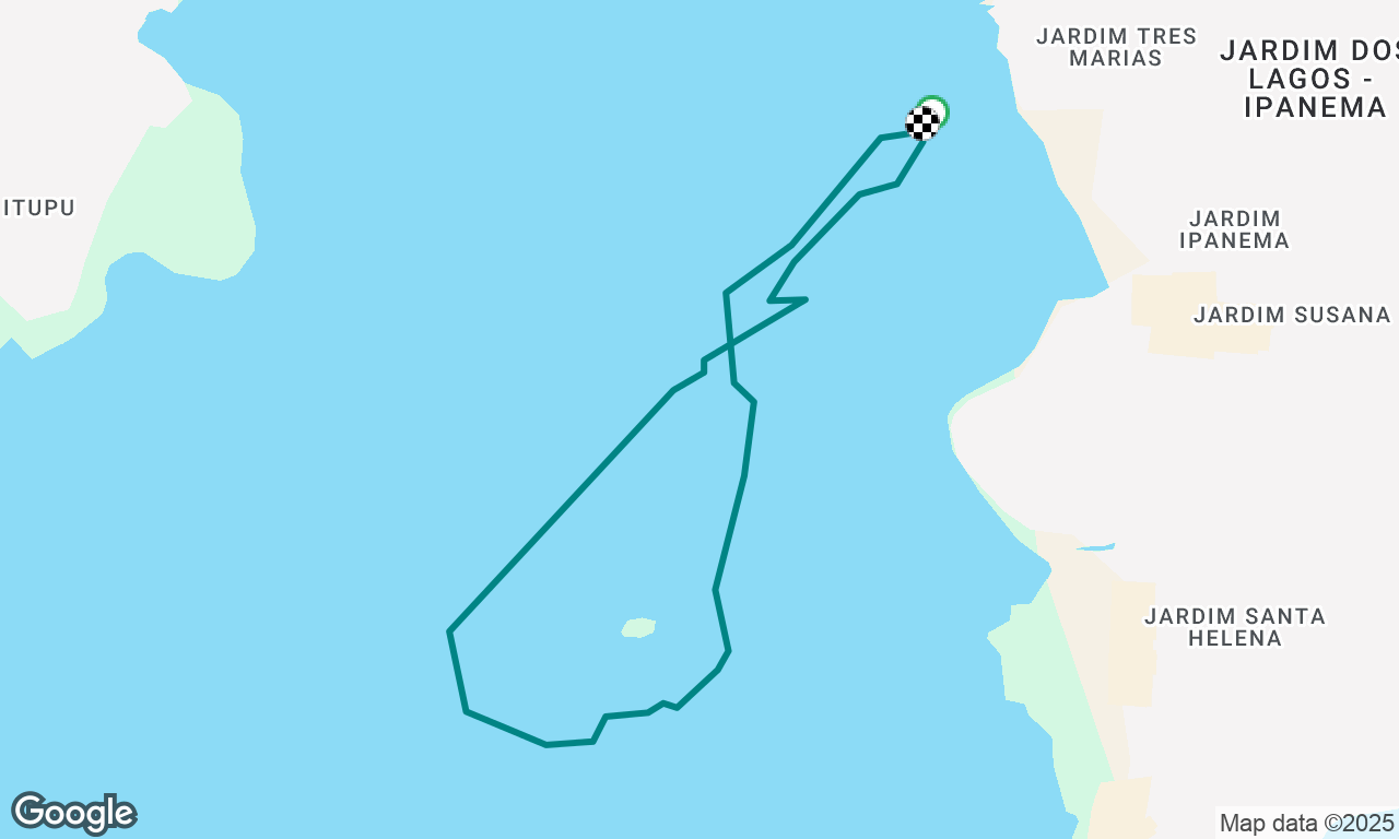 Pera náutica com Ana