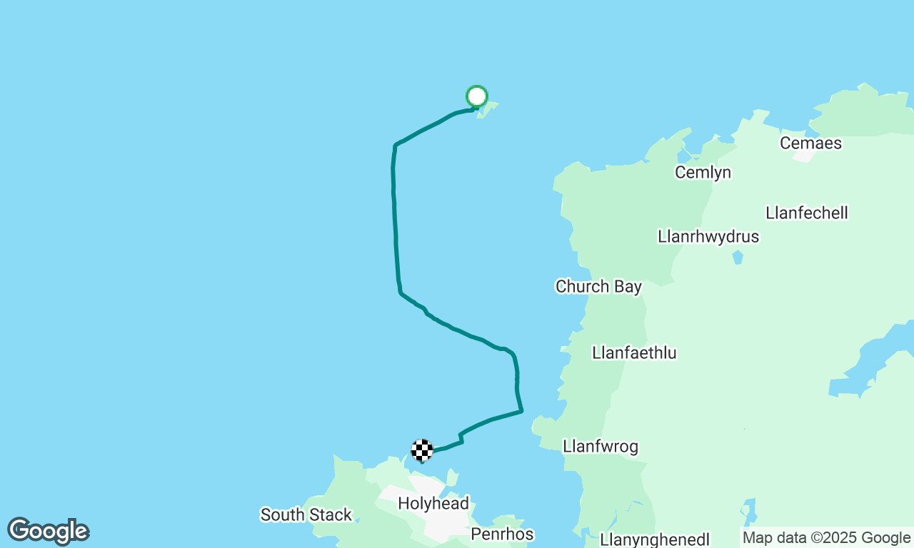 Return from Skerries to Holyhead
