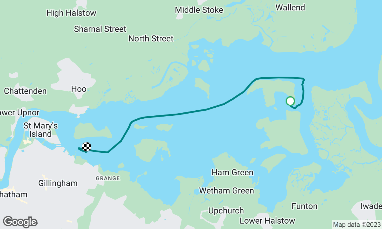 Sharfleet Creek to Mooring Bouy